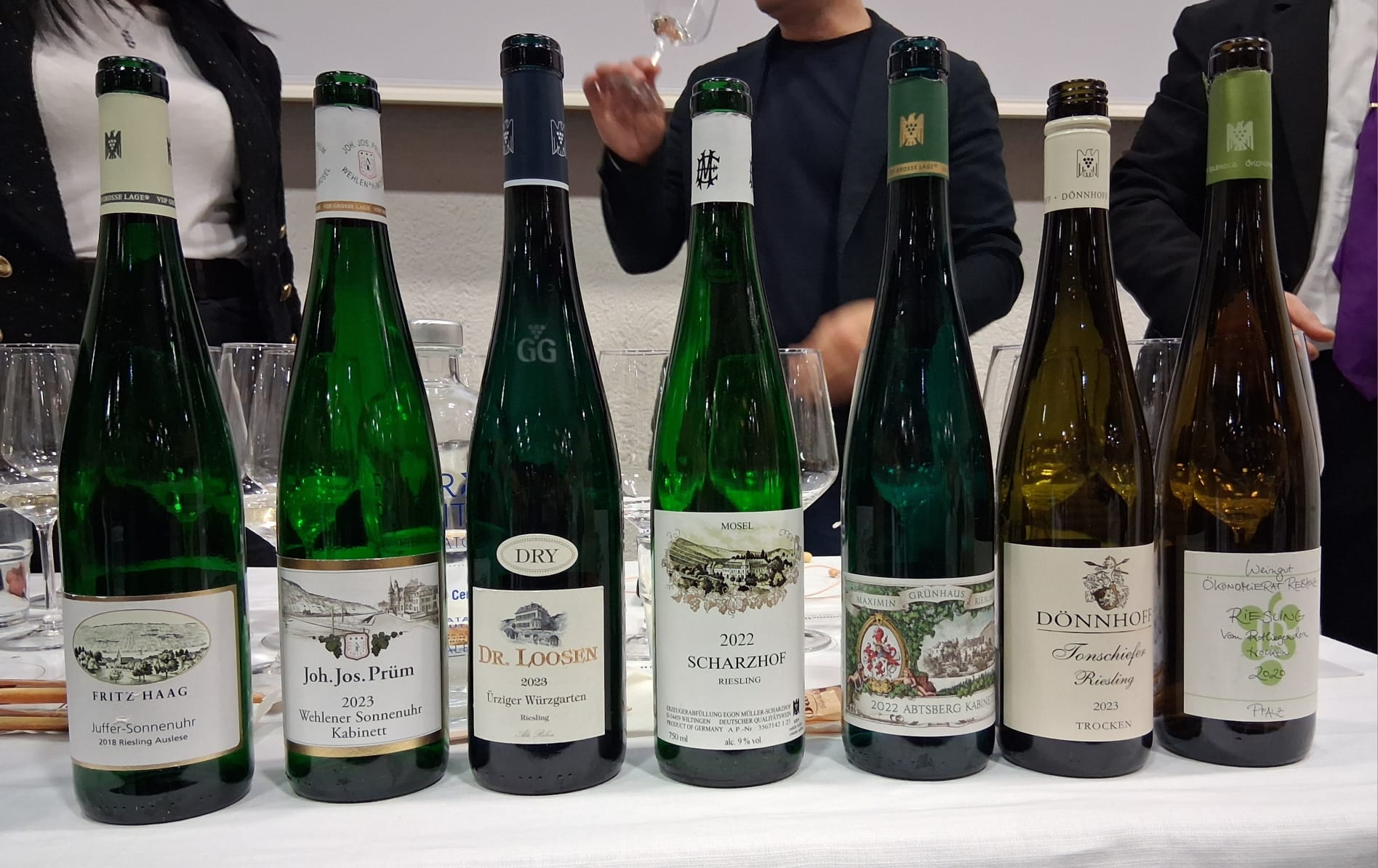 Degustazione di Riesling durante la masterclass “7 sfumature di Riesling” con selezione di etichette tedesche al Four Points by Sheraton Catania